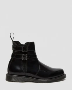 Online FLORA GEPOLIJSTE SMOOTH LEREN CHELSEA BOOTS WOMENS Chelsea Boots