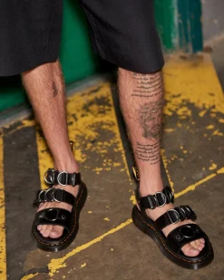Hot Gryphon Alternatieve Brando Leren Sandalen met Band UNISEX Sandalen|Sandalen