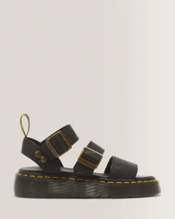 Shop Gryphon Quad Leren Platform Sandalen WOMENS Sandalen|Platform Sandalen