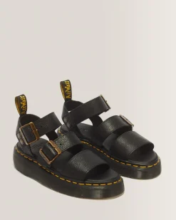 Shop Gryphon Quad Leren Platform Sandalen WOMENS Sandalen|Platform Sandalen