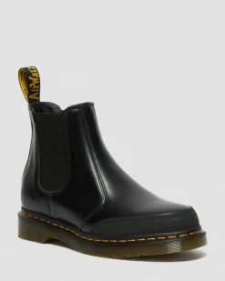 Hot 2976 Guard Panel Leren Chelsea Boots WOMENS Heren Sale|Enkellaarzen