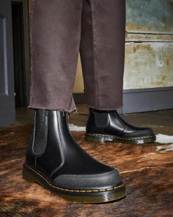 Hot 2976 Guard Panel Leren Chelsea Boots WOMENS Heren Sale|Enkellaarzen