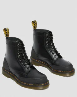 Shop 1460 Guard Panel Leren Veterlaarzen WOMENS Heren Sale|Enkellaarzen