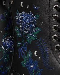 Discount 1490 Halfhoge Leren Laarzen met Bloemenprint Dames Sale