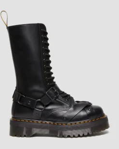 Shop 1914 Harness Leren Hoge Platform Veterlaarzen MENS Heren Sale|Hoge Laarzen