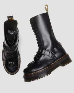 Shop 1914 Harness Leren Hoge Platform Veterlaarzen MENS Heren Sale|Hoge Laarzen