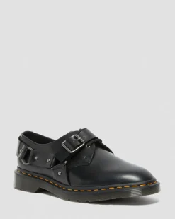 Sale Henree Smooth Leren Schoenen met Gesp MENS Veterschoenen