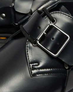 Sale Henree Smooth Leren Schoenen met Gesp MENS Veterschoenen