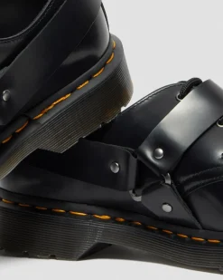 Sale Henree Smooth Leren Schoenen met Gesp MENS Veterschoenen