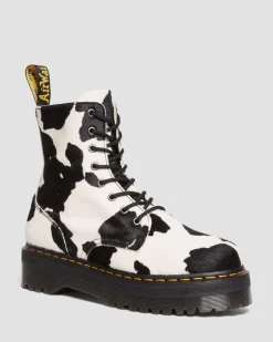 Store Jadon Hair-On Koeienprint Platform Laarzen MENS Heren Sale|Trending Stijlen