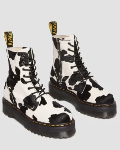 Store Jadon Hair-On Koeienprint Platform Laarzen MENS Heren Sale|Trending Stijlen