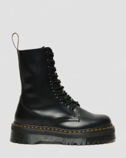 Discount Jadon Hi Smooth Leren Platformlaarzen MENS Platform Laarzen|Winter Stijlen