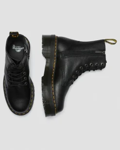 New Jadon III Pisa Leren Platformlaarzen WOMENS Trending Stijlen|Veterlaarzen