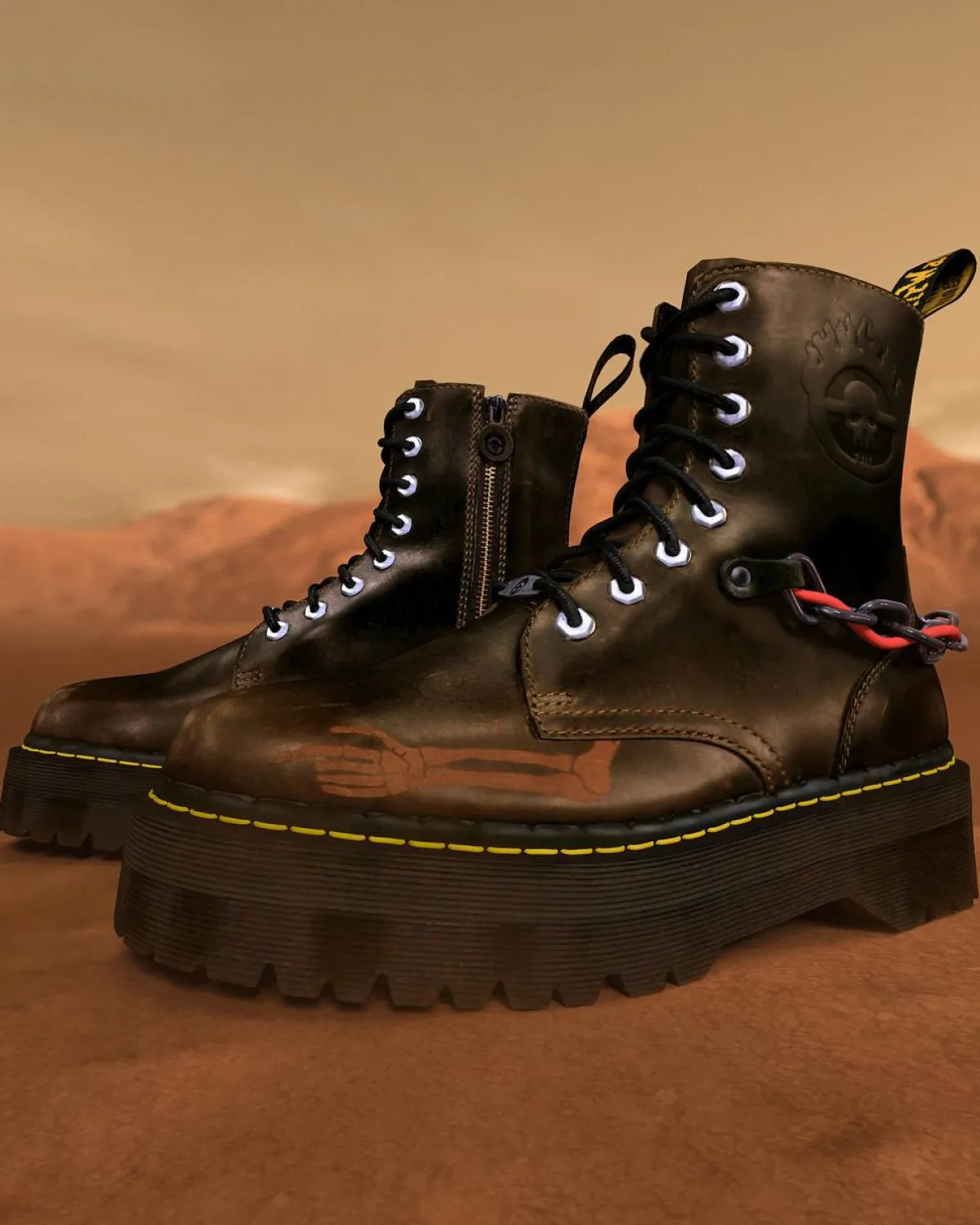Best Sale Jadon Mad Max Leren Laarzen UNISEX Nieuw Binnen|Platform Laarzen
