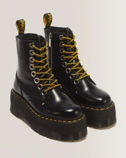 Store Jadon Max Buttero Leren Platformlaarzen UNISEX Veterlaarzen|Enkellaarzen