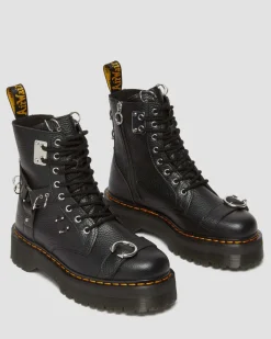 Clearance Jadon Piercing Gemalen Nappa Leren Platform Laarzen Nieuw Binnen|Trending Stijlen