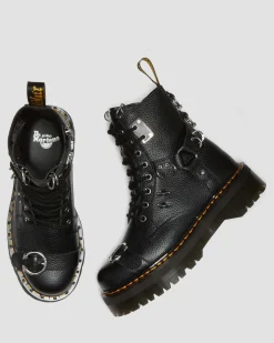 Clearance Jadon Piercing Gemalen Nappa Leren Platform Laarzen Nieuw Binnen|Trending Stijlen