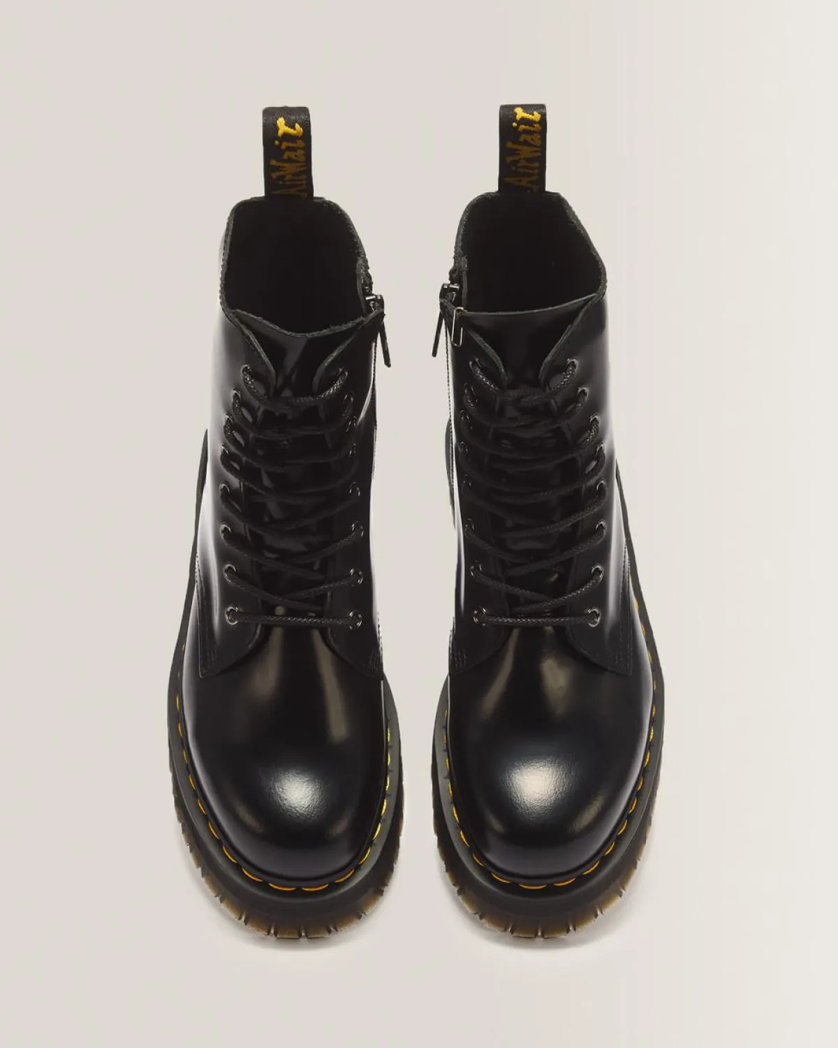 Cheap Jadon Smooth Leren Platformlaarzen MENS Trending Stijlen|Platform Laarzen