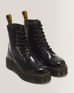 Cheap Jadon Smooth Leren Platformlaarzen MENS Trending Stijlen|Platform Laarzen