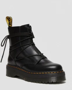 Outlet Jarrick II Leren Platform Veterlaarzen GIFTS Trending Stijlen|Platform Laarzen