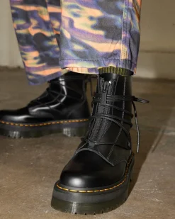 Outlet Jarrick II Leren Platform Veterlaarzen GIFTS Trending Stijlen|Platform Laarzen