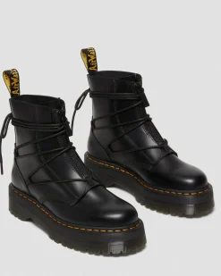 Outlet Jarrick II Leren Platform Veterlaarzen GIFTS Trending Stijlen|Platform Laarzen