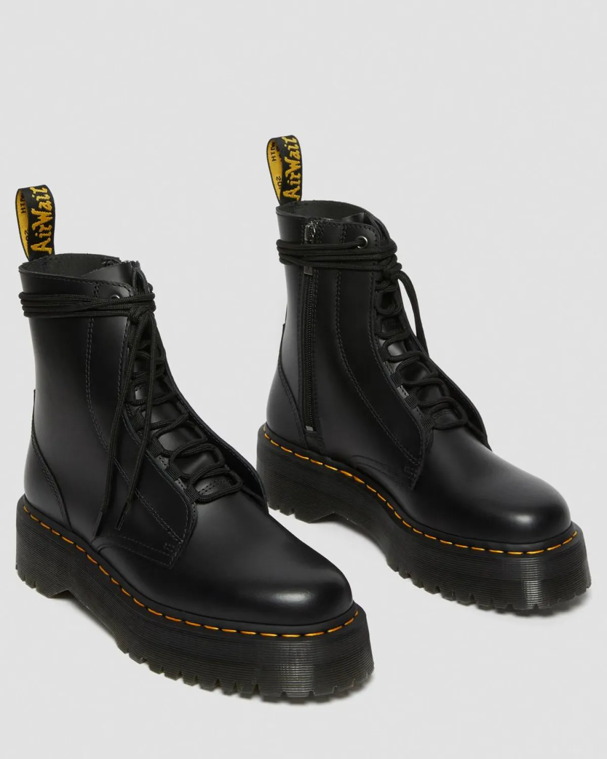 Online Jarrick Smooth Leren Platform Schoenen WOMENS Platform Laarzen|Laarzen