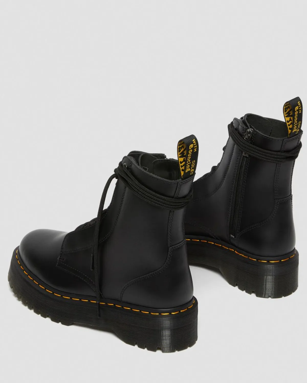 Online Jarrick Smooth Leren Platform Schoenen WOMENS Platform Laarzen|Laarzen