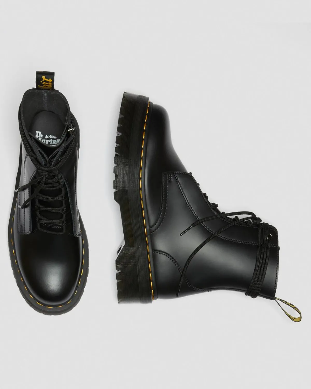 Online Jarrick Smooth Leren Platform Schoenen WOMENS Platform Laarzen|Laarzen