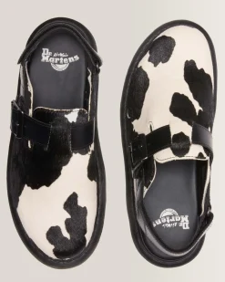Fashion Jorge II Hair-On Koeienprint Mules MENS Sandalen|Schoenen