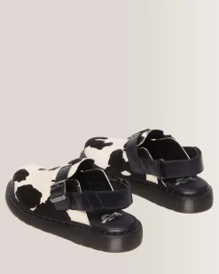 Fashion Jorge II Hair-On Koeienprint Mules MENS Sandalen|Schoenen