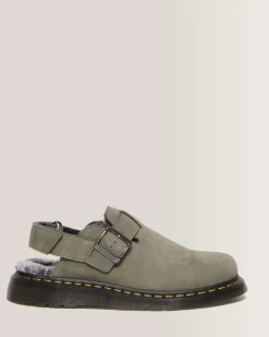 Shop Jorge II Imitatiebont Gevoerde Mules UNISEX Suède|Nieuw Binnen