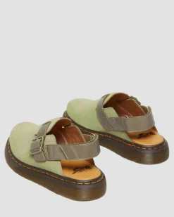 Cheap Jorge II Suède & Leren Slingback Mules MENS Suède|Casual Stijlen