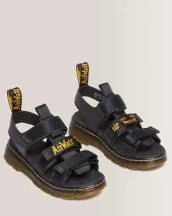 Clearance Junior Callan Extra Tough Leren Sandalen UNISEX Sale Voor Kinderen|Schoenen