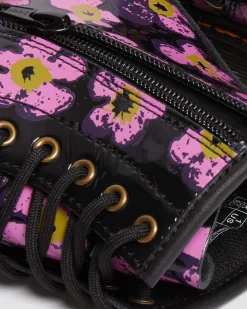 Hot Junior 1460 Floral Lak Laarzen KIDS Sale Voor Kinderen|Meisjes Schoolschoenen