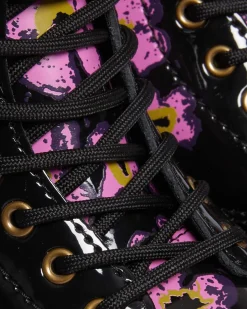Hot Junior 1460 Floral Lak Laarzen KIDS Sale Voor Kinderen|Meisjes Schoolschoenen