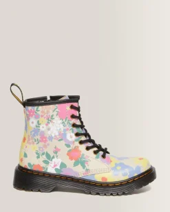 Flash Sale Junior 1460 Floral Mash Up Hydro Leren Veterlaarzen UNISEX Sale Voor Kinderen|Meisjes Schoolschoenen
