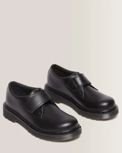 Flash Sale Junior Kamron Leren Velcro Oxford Schoenen met Band KIDS Meisjes Schoolschoenen|Jongens Schoolschoenen