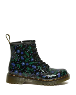 Clearance Junior 1460 Mystic Floral Leren Veterlaarzen UNISEX Sale Voor Kinderen