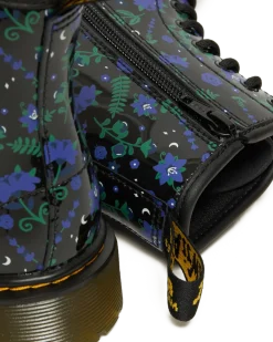 Clearance Junior 1460 Mystic Floral Leren Veterlaarzen UNISEX Sale Voor Kinderen