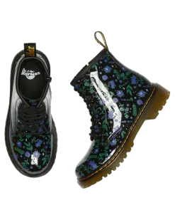 Clearance Junior 1460 Mystic Floral Leren Veterlaarzen UNISEX Sale Voor Kinderen