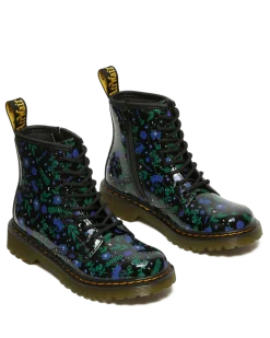 Clearance Junior 1460 Mystic Floral Leren Veterlaarzen UNISEX Sale Voor Kinderen