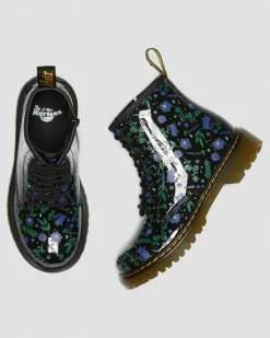 Clearance Junior 1460 Mystic Floral Leren Veterlaarzen UNISEX Sale Voor Kinderen