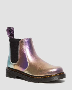 Cheap Junior 2976 Regenboog Gekreukte Leren Chelsea Laarzen UNISEX Sale Voor Kinderen|Laarzen