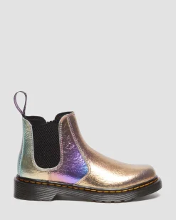 Cheap Junior 2976 Regenboog Gekreukte Leren Chelsea Laarzen UNISEX Sale Voor Kinderen|Laarzen
