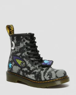 Cheap Junior 1460 Space Hydro Leren Veterlaarzen UNISEX Sale Voor Kinderen|Laarzen