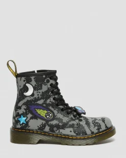 Cheap Junior 1460 Space Hydro Leren Veterlaarzen UNISEX Sale Voor Kinderen|Laarzen