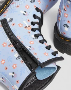 Best Junior 1460 Woodland Lakleren Veterlaarzen KIDS Sale Voor Kinderen