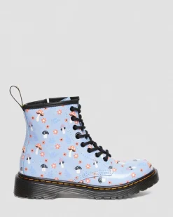 Best Junior 1460 Woodland Lakleren Veterlaarzen KIDS Sale Voor Kinderen