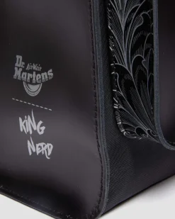 New King Nerd Leren Rugzak UNISEX Tassen|Rugzakken